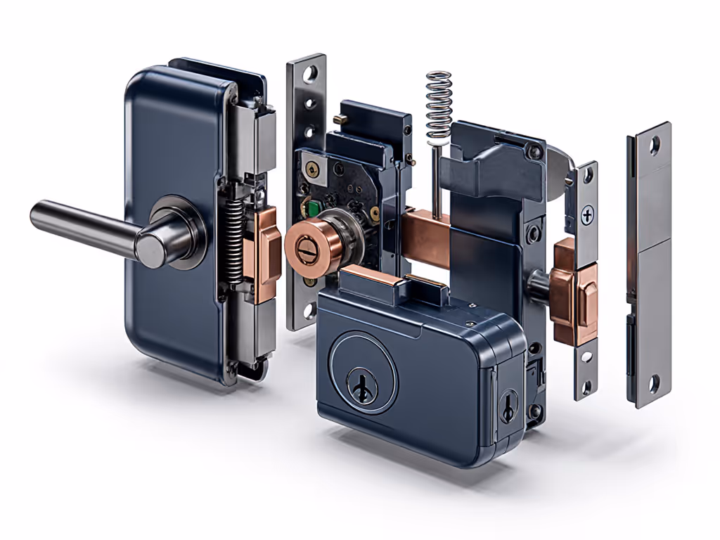 smart_door_lock_anatomy_showing_deadbolt_latch_mechanics