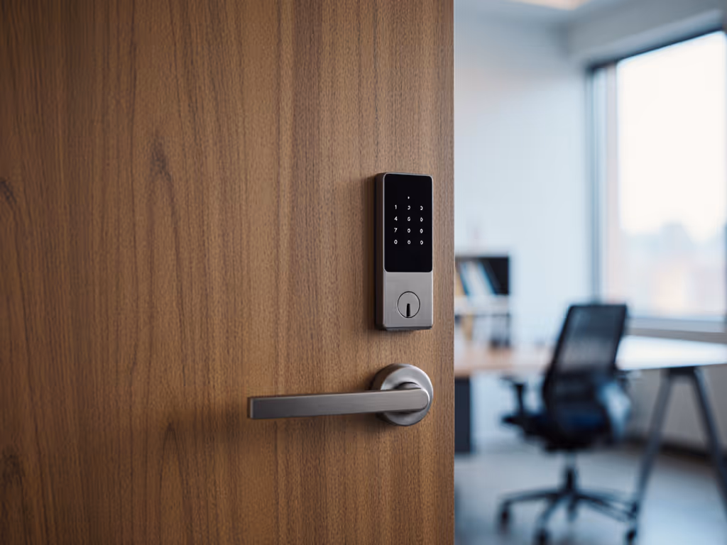 home_office_door_with_smart_lock_installed