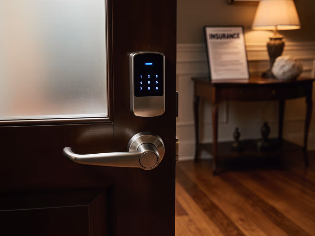 Smart Lock Insurance Benefits: Save 15% Verified