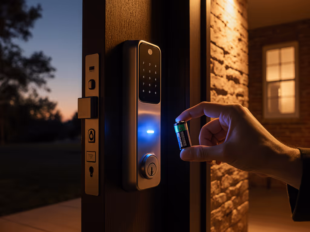 Smart Lock Battery Life: Emergency 9V Power Fix