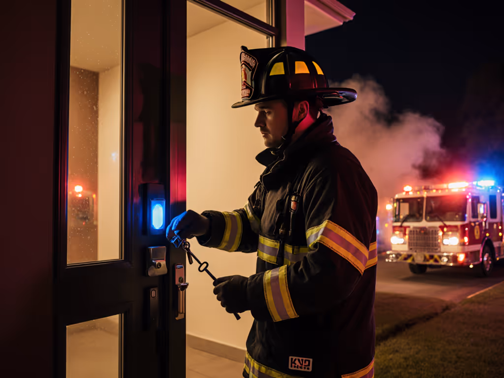 Smart Lock Emergency Access: Firefighter Entry Explained
